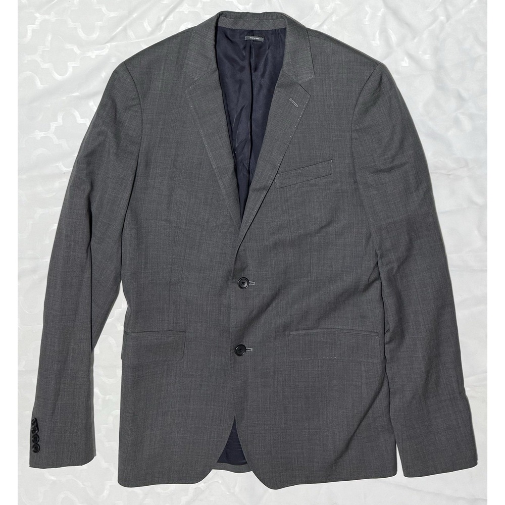 Bonobos Blazer Marzotto Italian Wool‎ Stretch 2 Button Slim Fit Mens 40L Gray
